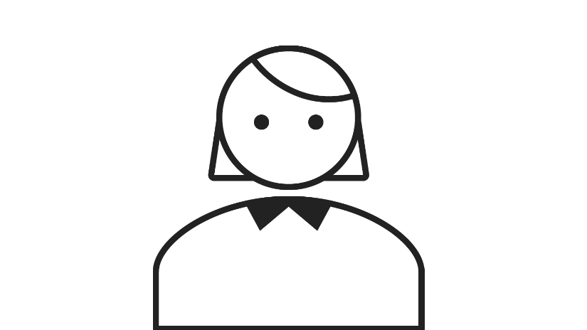 女子のイラスト